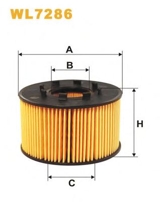 WIX FILTERS wl7286 -  Фильтр масляный двигателя